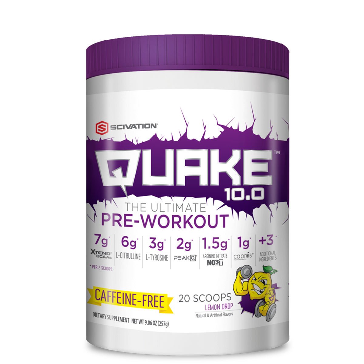 Scivation Xtend Quake Pre Workout Caffeine Free